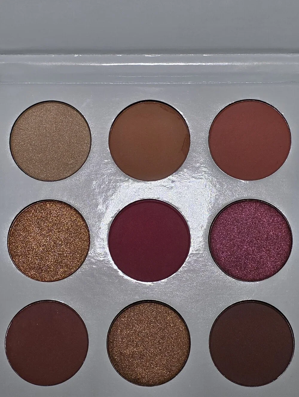 KYLIE COSMETICS 9 PAN PRESSED POWDER KYSHADOW—THE BURGUNDY PALETTE—NIB